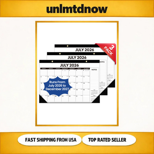 2026 2027 desk calendar set - set,